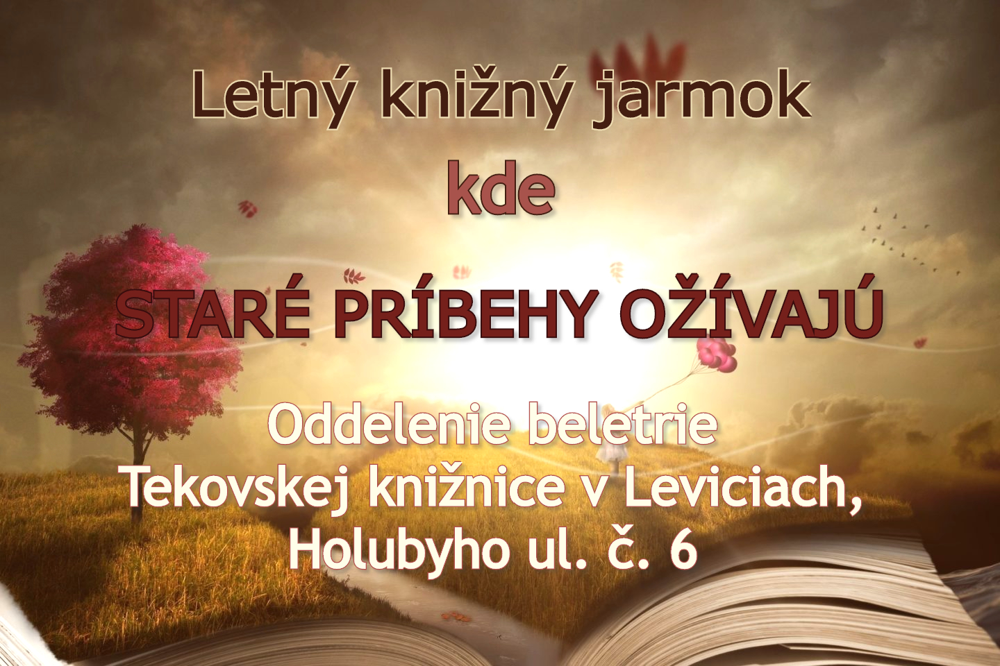 Letný knižný jarmok pokračuje aj v septembri